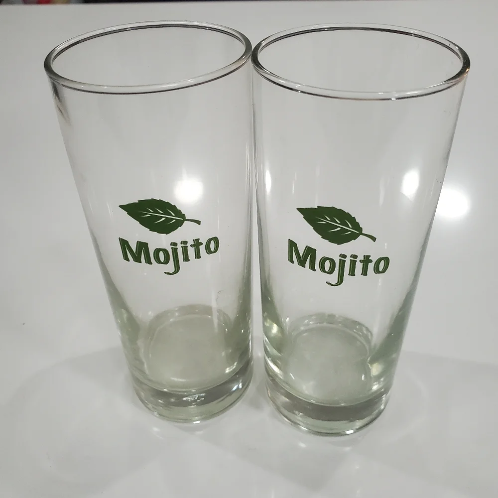 Libbey Mojito Mid-Century Modern Set Of 2 Hihhball Glasses